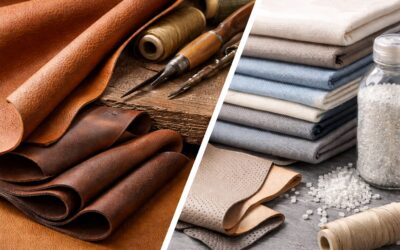 Pelle naturale vs materiali sintetici: differenze strutturali, ambientali e percettive