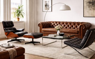 La pelle nei grandi classici del design: un’icona senza tempo
